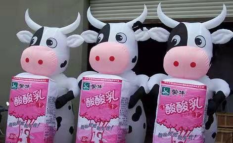 勉县牛奶厂广告气模